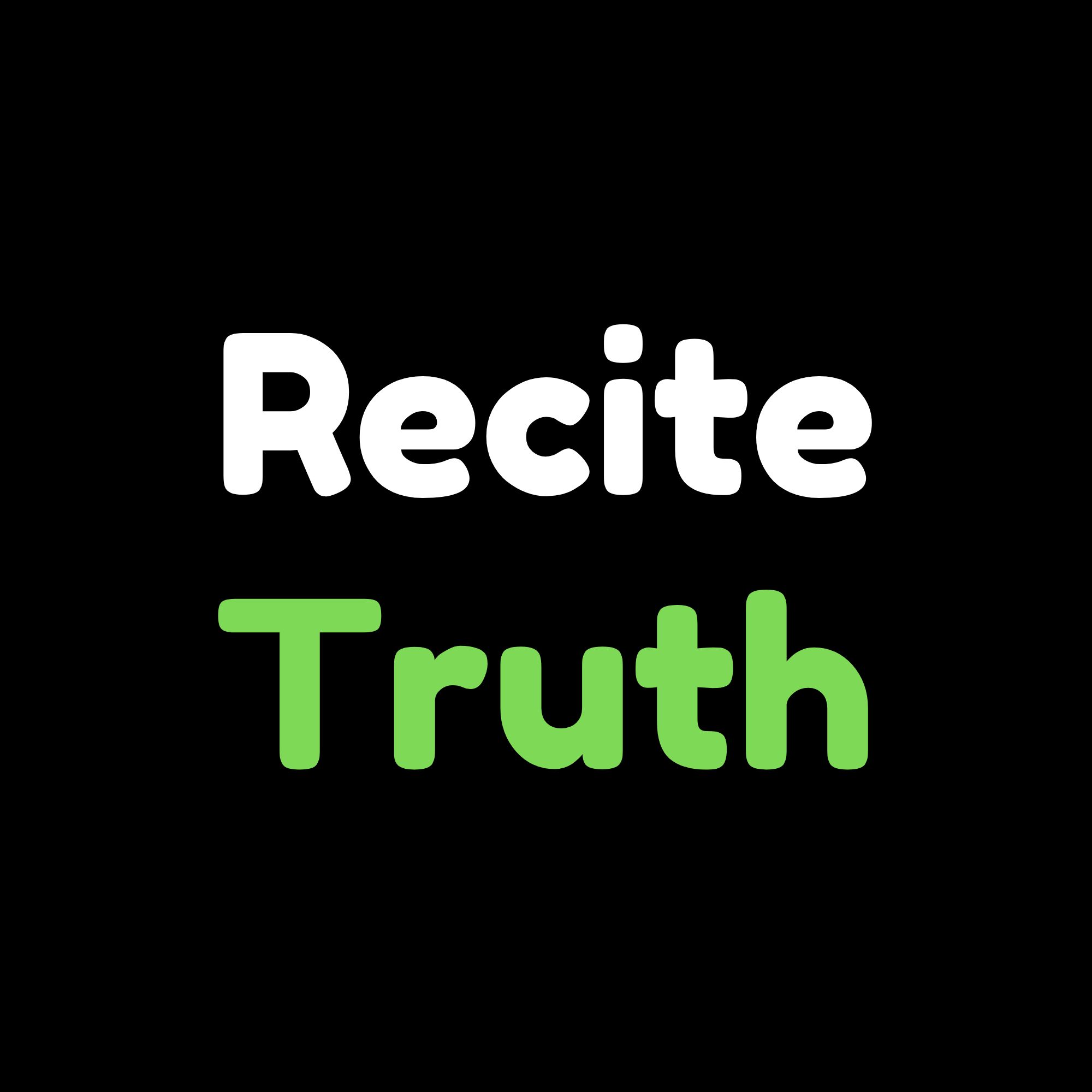 Recite Truth banner