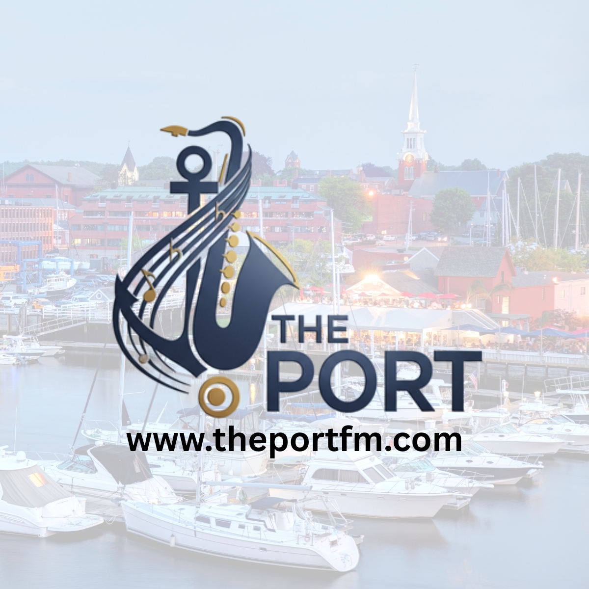 The Port FM - 102.9 FM HD 4 and theportfm.com banner