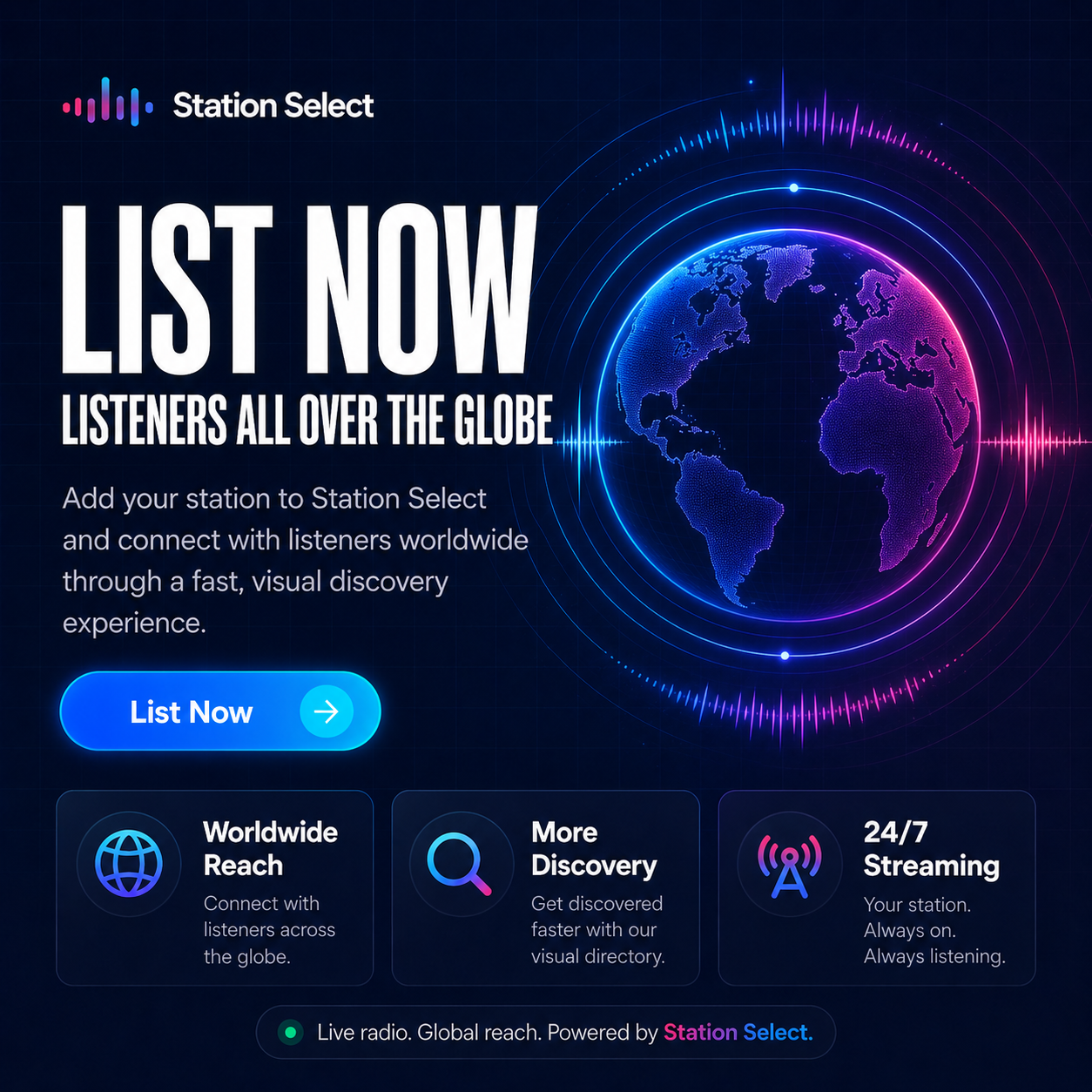 Station Select banner artwork